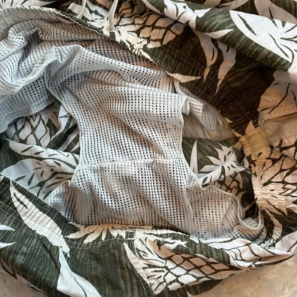 Men’s Tropical Speedo Swim Trunks Size Large